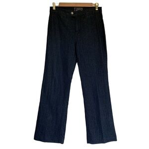 NYDJs not your daughters jeans in dark wash with light metallic threading